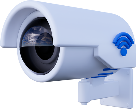 3D Smart CCTV Icon