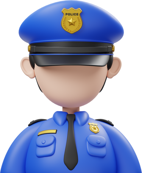 Police Officer 3D Icon